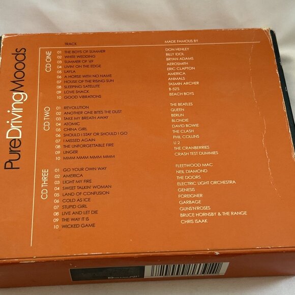 Pure Driving Moods 3 CDs Boxset W/ Great Songs White Wedding Atomic Light My Fir - Picture 12 of 12